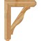 Ekena Millwork Funston Craftsman Rough Sawn Bracket, Western Red Cedar, 6"W x 30"D x 38"H BKT06X30X38FST04RWR - alternate 4
